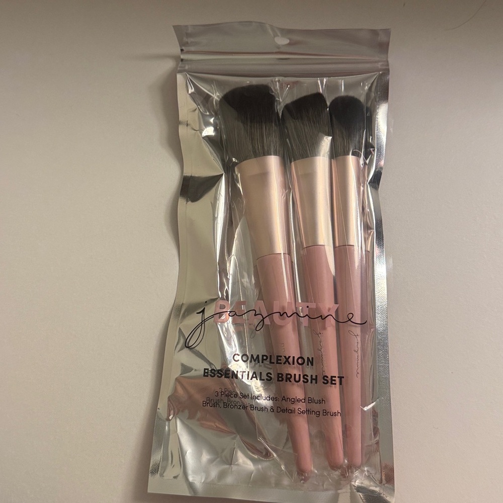 JASMINE BEAUTY Pink BRUSH Trio Set